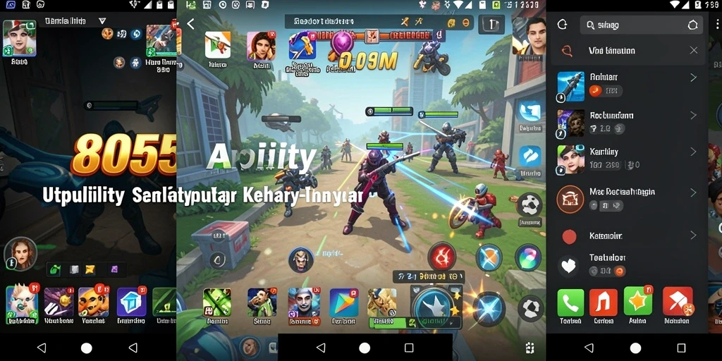 Tampilan antarmuka aplikasi Utility 8055 yang modern dan fungsional.