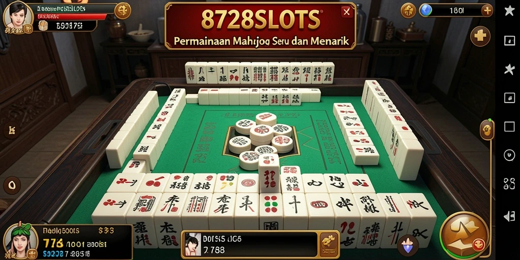 Tampilan gameplay utama 8728SLOTS yang menarik dan interaktif.