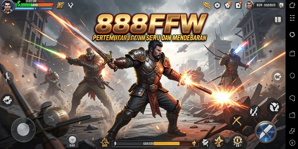 Gameplay seru dalam 888FW dengan aksi pertempuran yang mendebarkan.