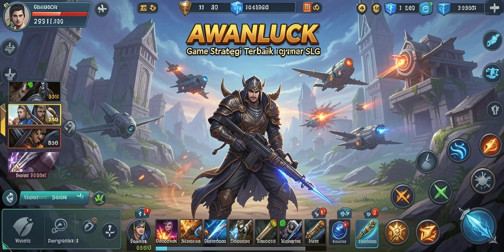 Tampilan menarik dari gameplay AWANLUCK yang penuh strategi.
