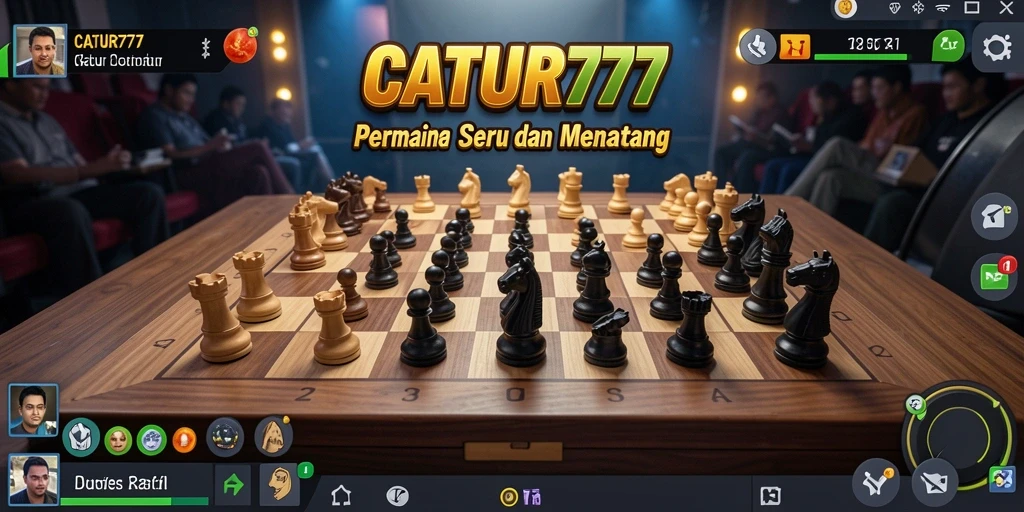 Gameplay seru dan menantang di CATUR777 dengan visual catur yang menawan.