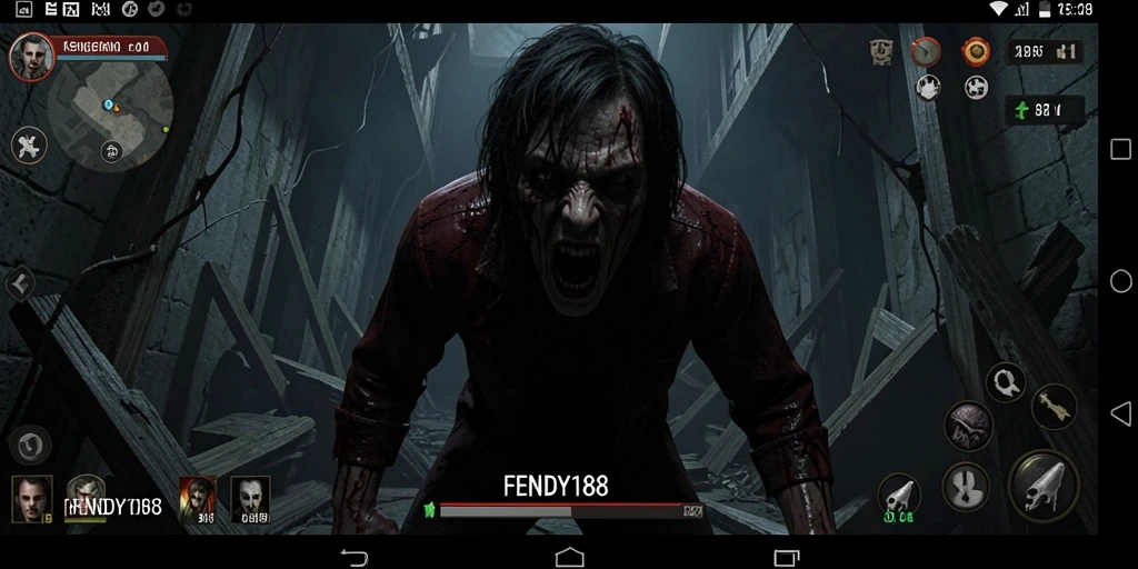 Tampilan gameplay mencekam dari FENDY188 dengan suasana Horror yang kental.