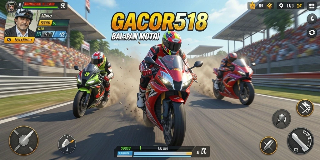 Tampilan gameplay seru dan menegangkan di GACOR518.