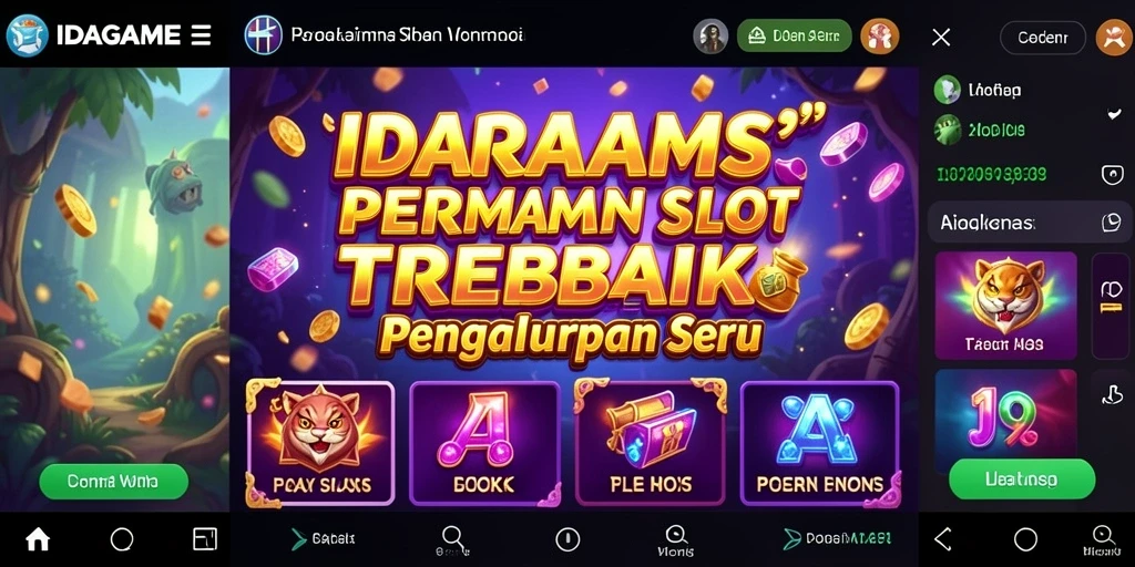Gameplay Slot menarik di IDAGAME dengan banyak varian permainan.