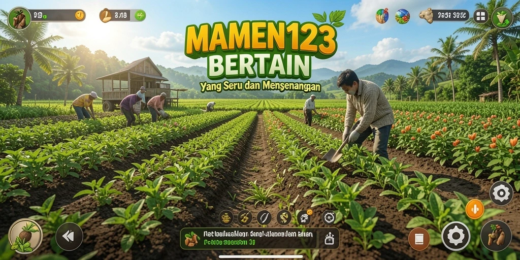 Screenshot yang menampilkan aktivitas seru dalam MAMEN123.
