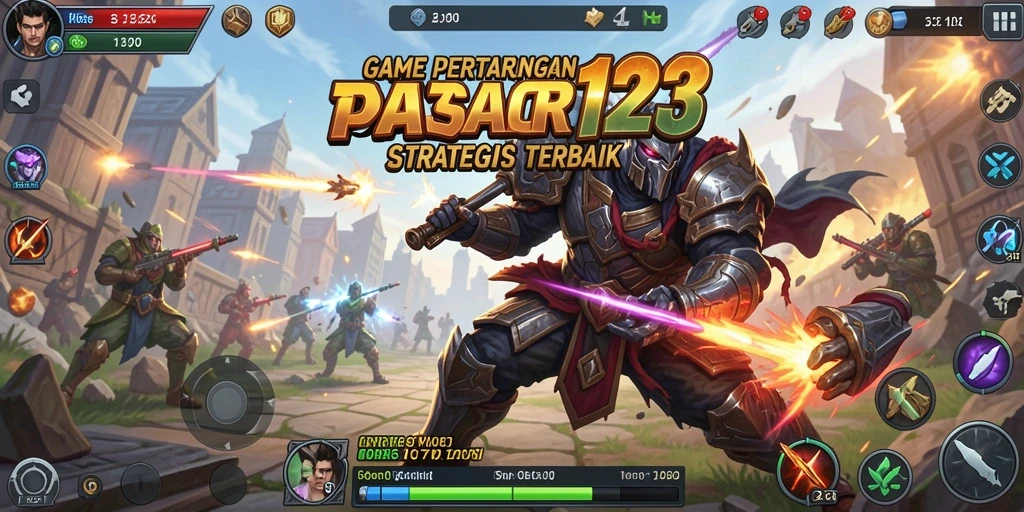 Gameplay PASAR123 menampilkan aksi tembak-menembak yang intens dan strategis.