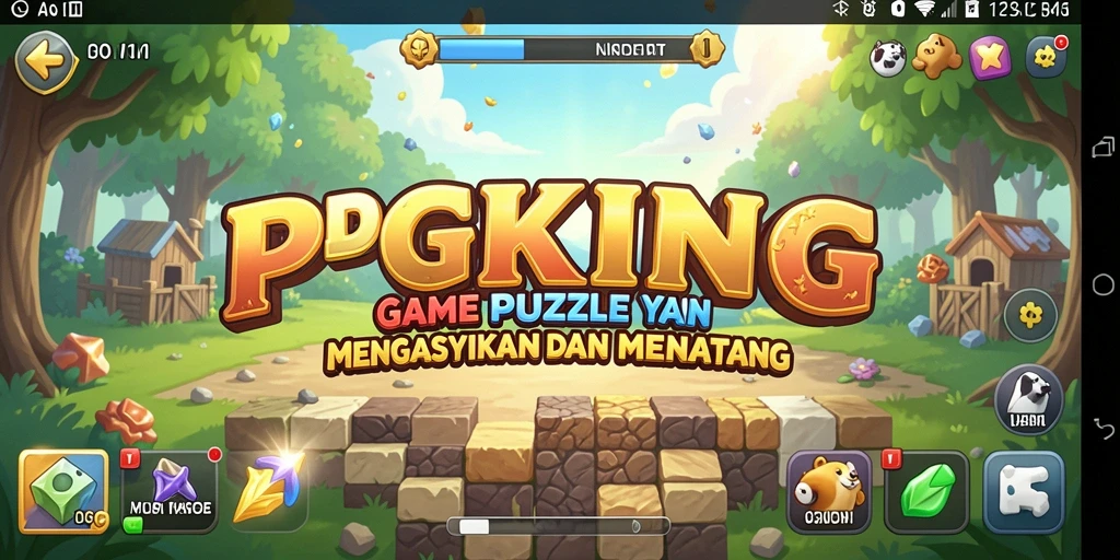 Screenshot PGKING menampilkan gameplay Puzzle yang menantang dan menarik.