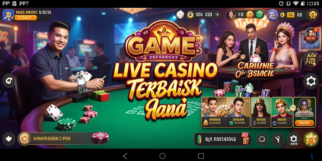 Tangkap momen permainan seru di PP7 Live Casino.