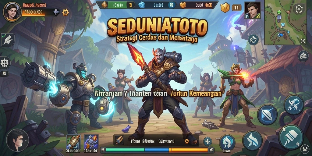 Gambaran gameplay mendebarkan dari SEDUNIATOTO dengan strategi yang intens.