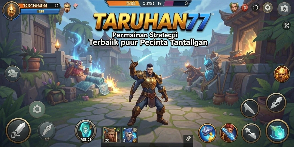 Tampilan gameplay menarik dari TARUHAN77 dengan elemen strategi.