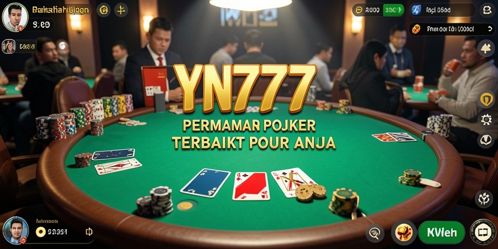 Gambaran permainan poker yang menarik di YN777.