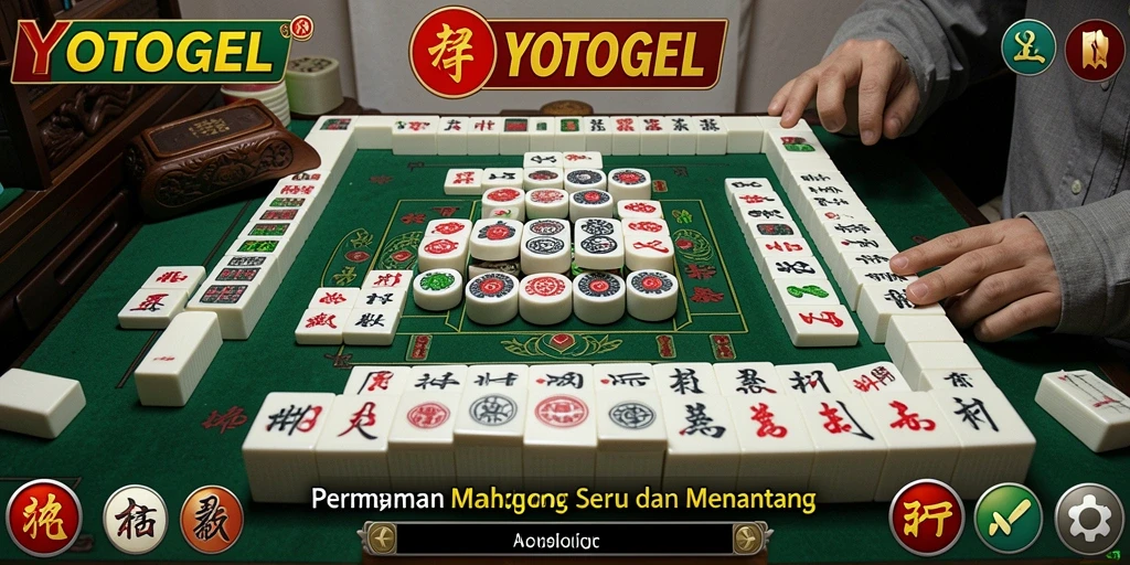 Tangkapan layar YOTOGEL menampilkan gameplay seru dalam Mahjong.